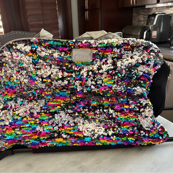 Limited Too Vintage Sequin Rolling Tote - Picture 1 of 4